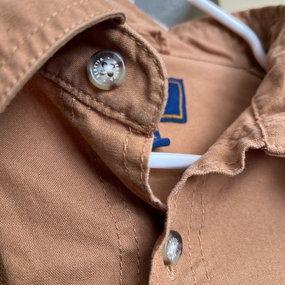 Beretta Button Up, Mens L, Brown - Picture 4 of 9
